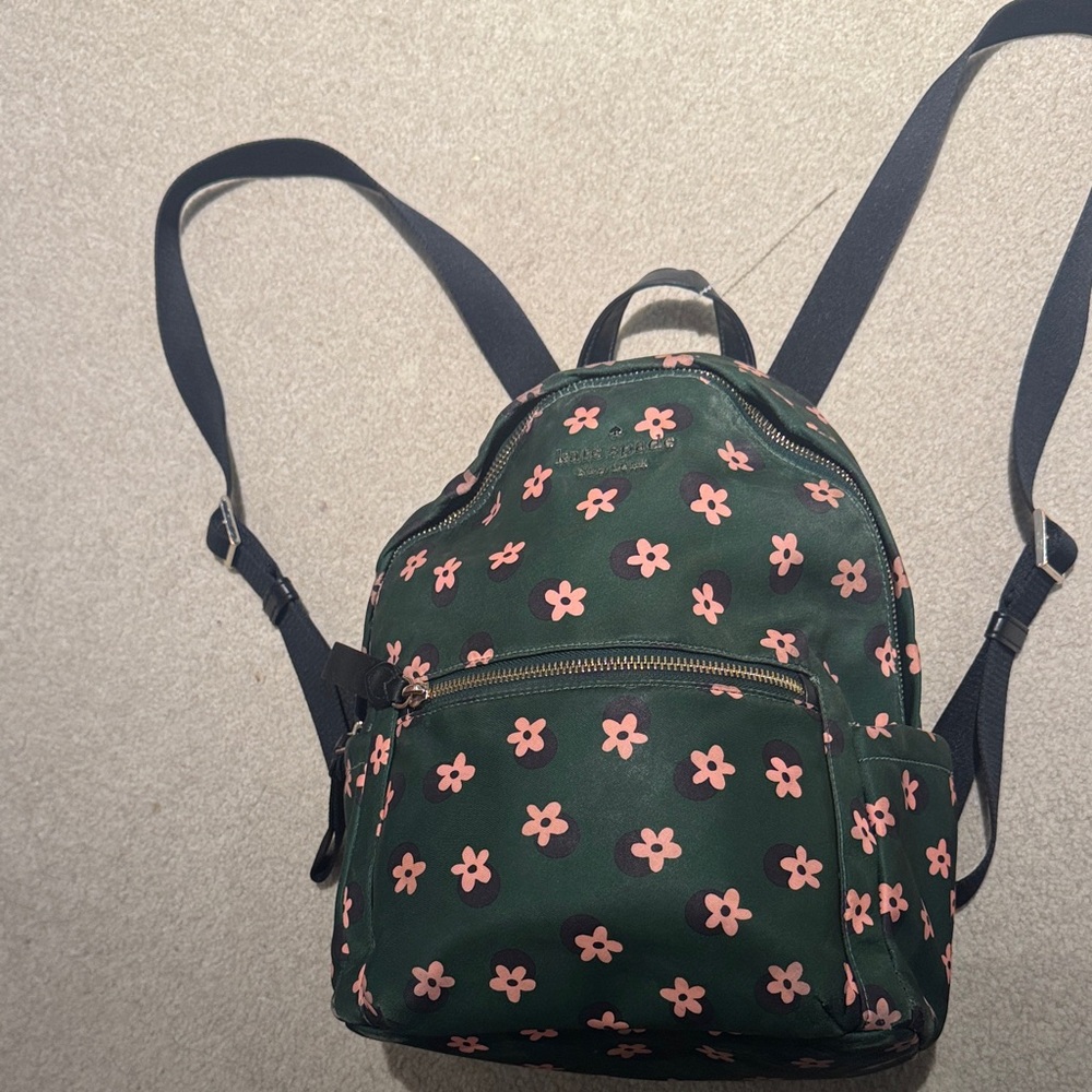 Kate spade Floral Green Backpack bag